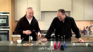 How to make a frappé coffee using an aerolatte milk frother [upl. by Turnheim]