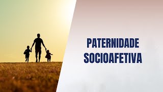 Paternidade socioafetiva [upl. by Gabriello]