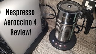 Nespresso Aeroccino 4 Milk Frother Review  Worth upgrading from the Aeroccino 3 [upl. by Qiratla445]