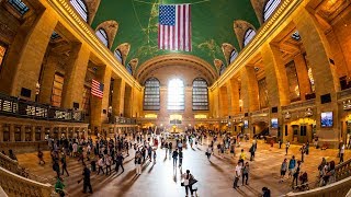 Walking Tour of Grand Central Terminal — New York City 【4K】🇺🇸 [upl. by Norraf]