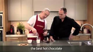 How to make a hot chocolate using an aerolatte milk frother [upl. by Kalina]